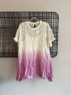 Free people Petal Dusk T-Shirt Mini Dress